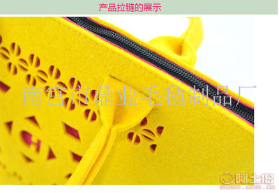 【鼎業廠家直銷毛氈手提包時尚女士購物包環保毛氈包可定做款式0098746hn】南宮市鼎業毛氈制品廠 - 產品庫