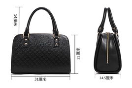 優(yōu)雅與實用并存 Powerland PLD 知性悅己系列黑色牛皮奢華手提包